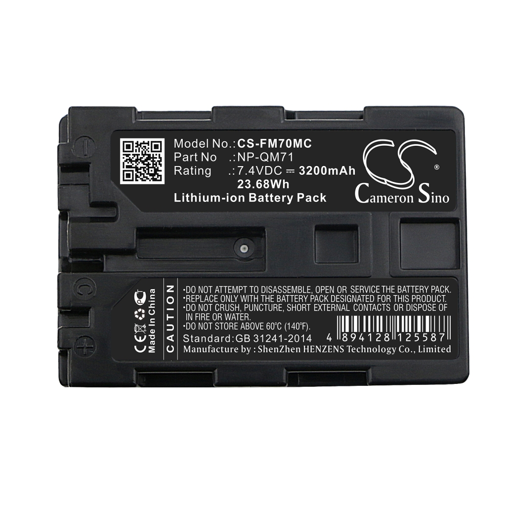 Akut Kameran akku CS-FM70MC