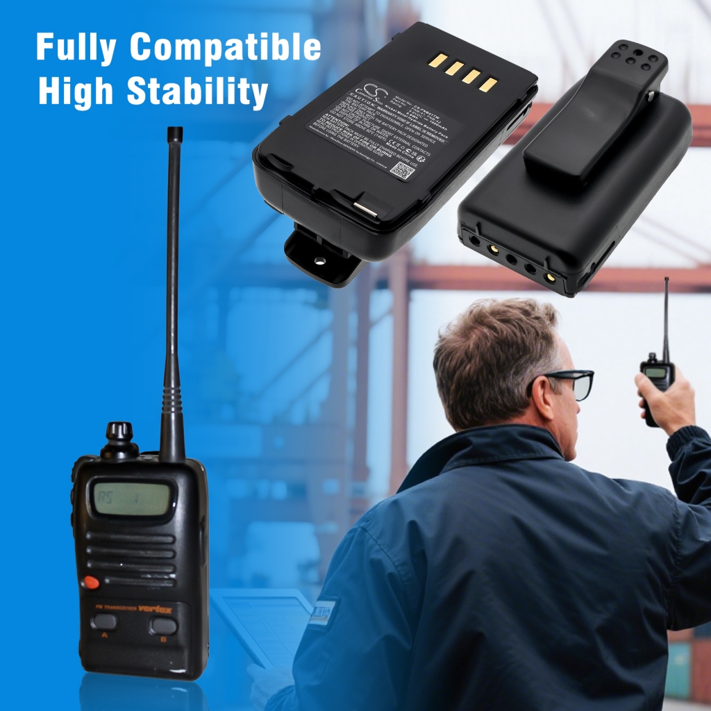 Battery compatible with YAESU Vertex standard CS-FNB41TW