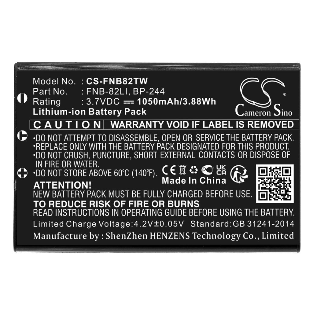Camera Battery Somikon CS-FNB82TW
