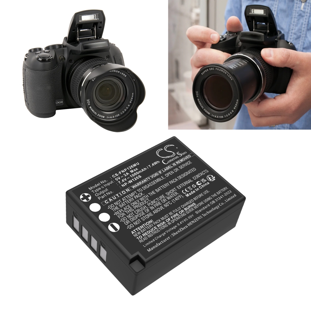 Kameran akku FUJIFILM CS-FNP126MU