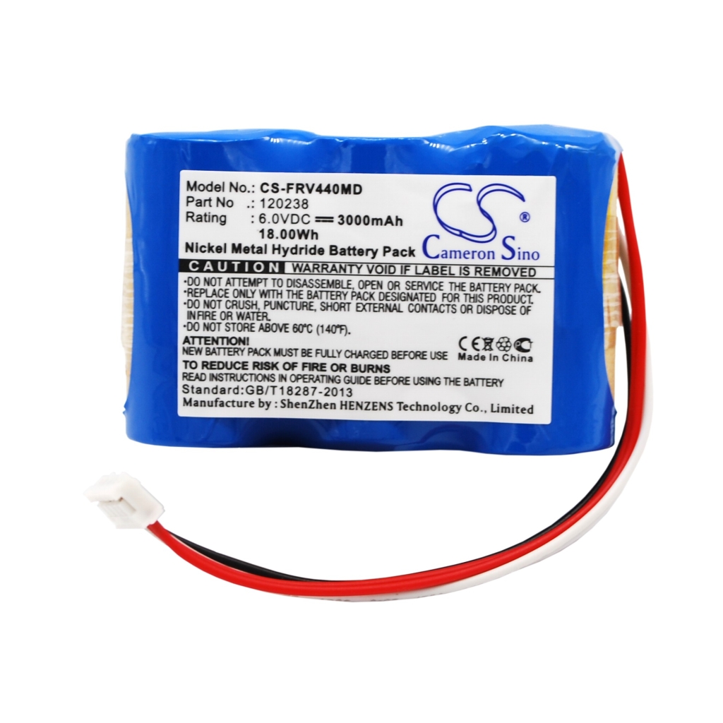 Yhteensopiva akun vaihto Fresenius 120238,RC3000SC05AA