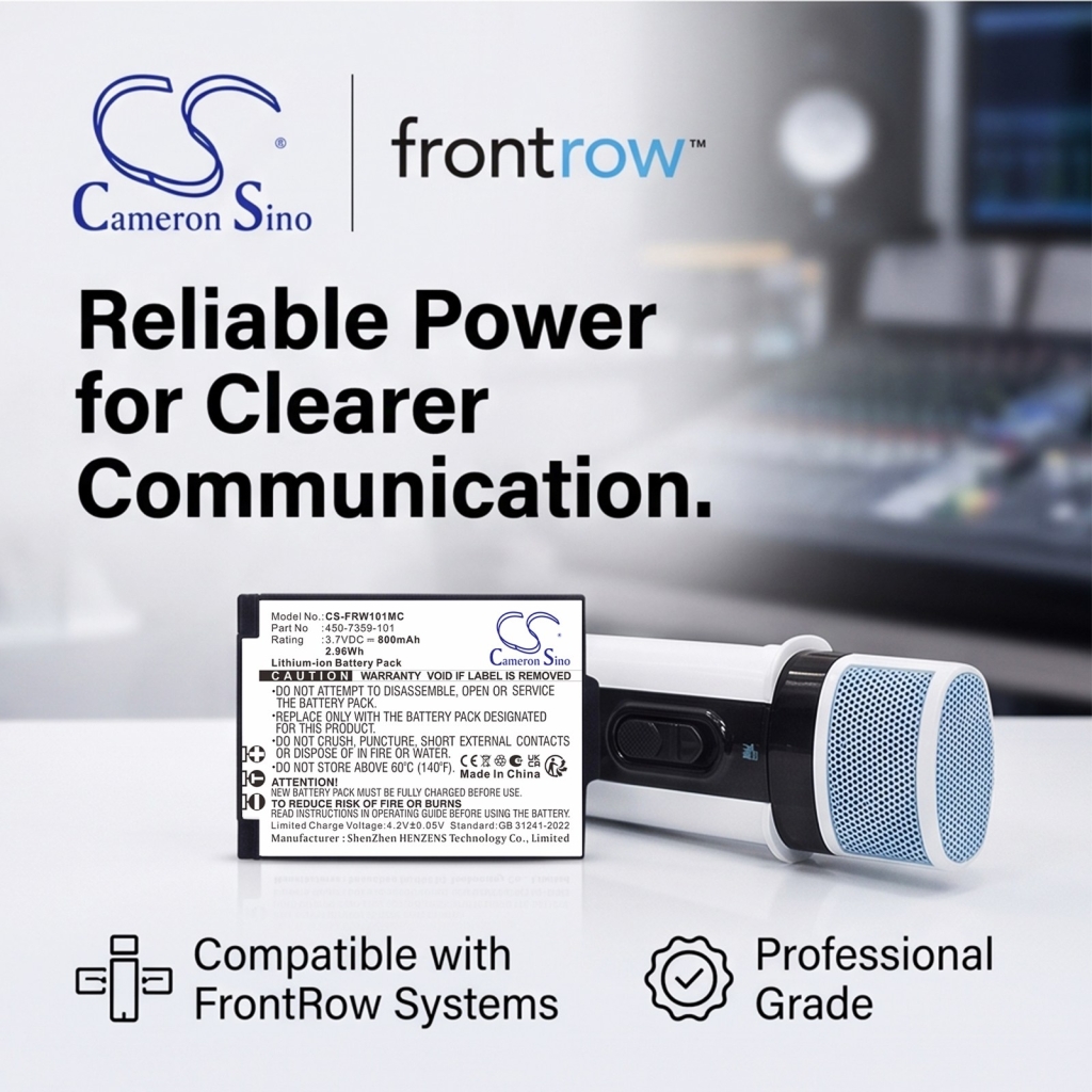 Akku Korvaa FrontRow 6410-00006