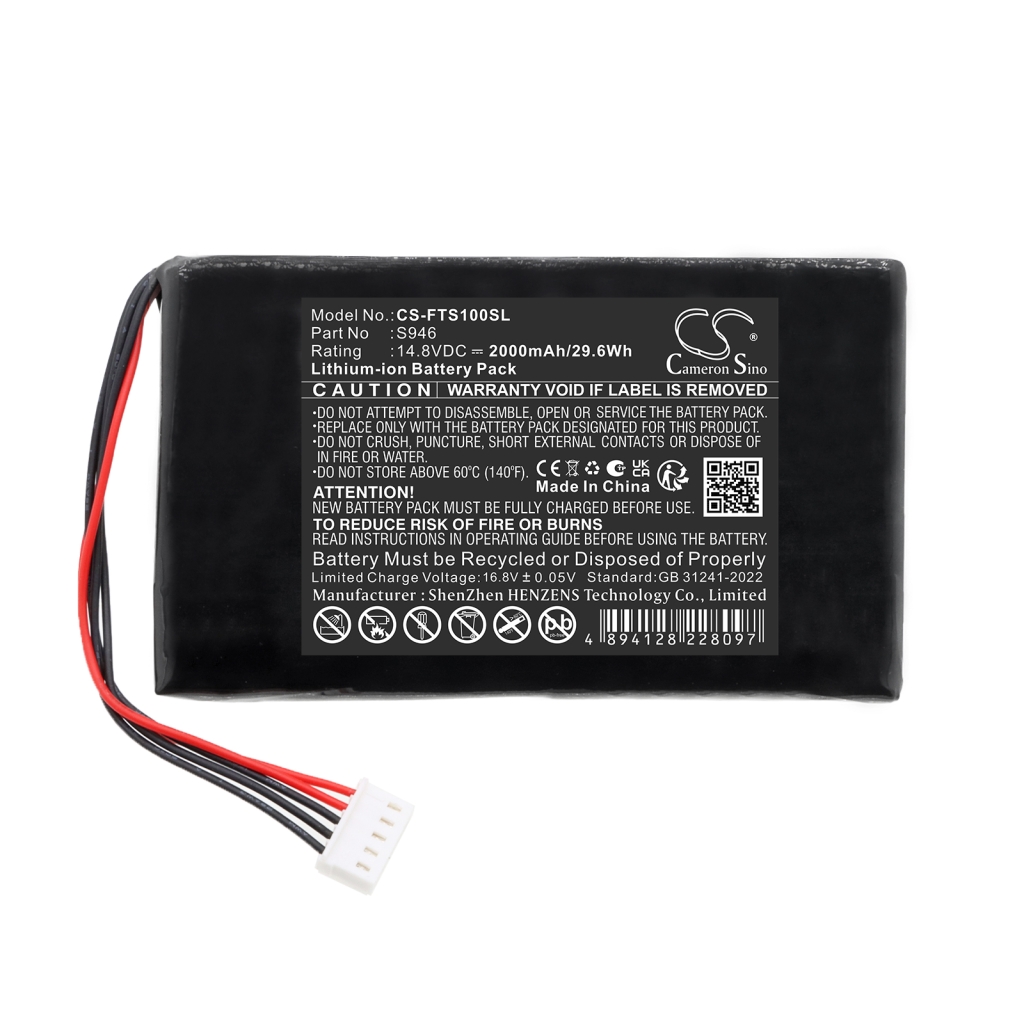 Akku yhteensopiva Fitel CS-FTS100SL