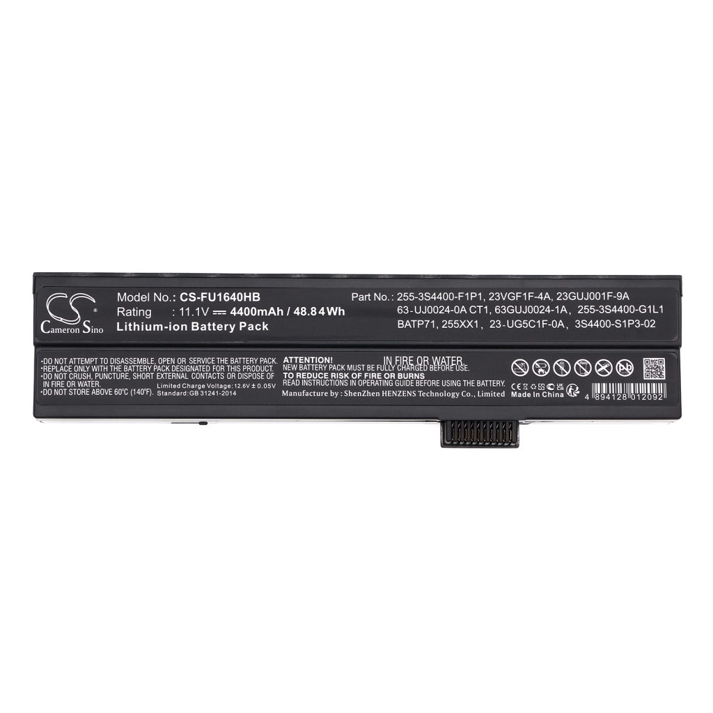 Kannettavan tietokoneen akku Imperio CS-FU1640HB