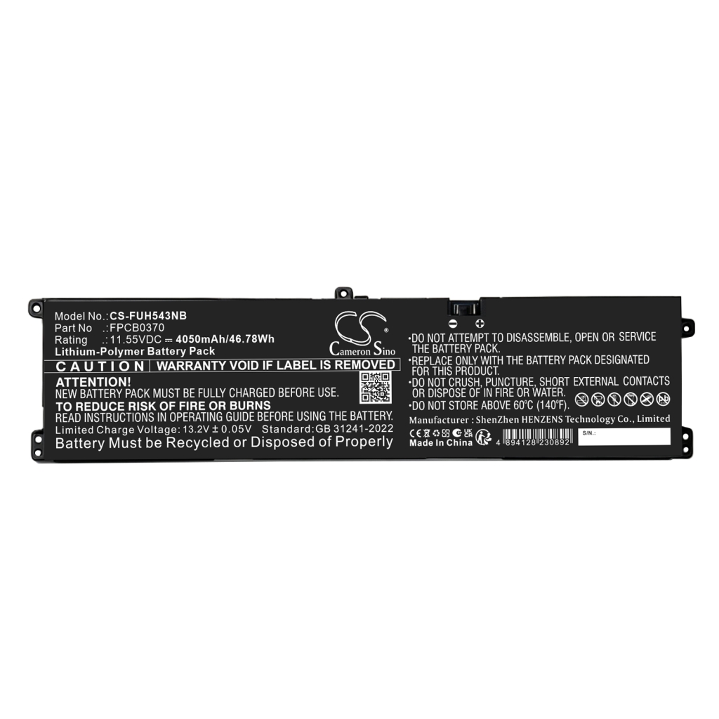 Battery for FUJITSU FMV Note E WE1-K3