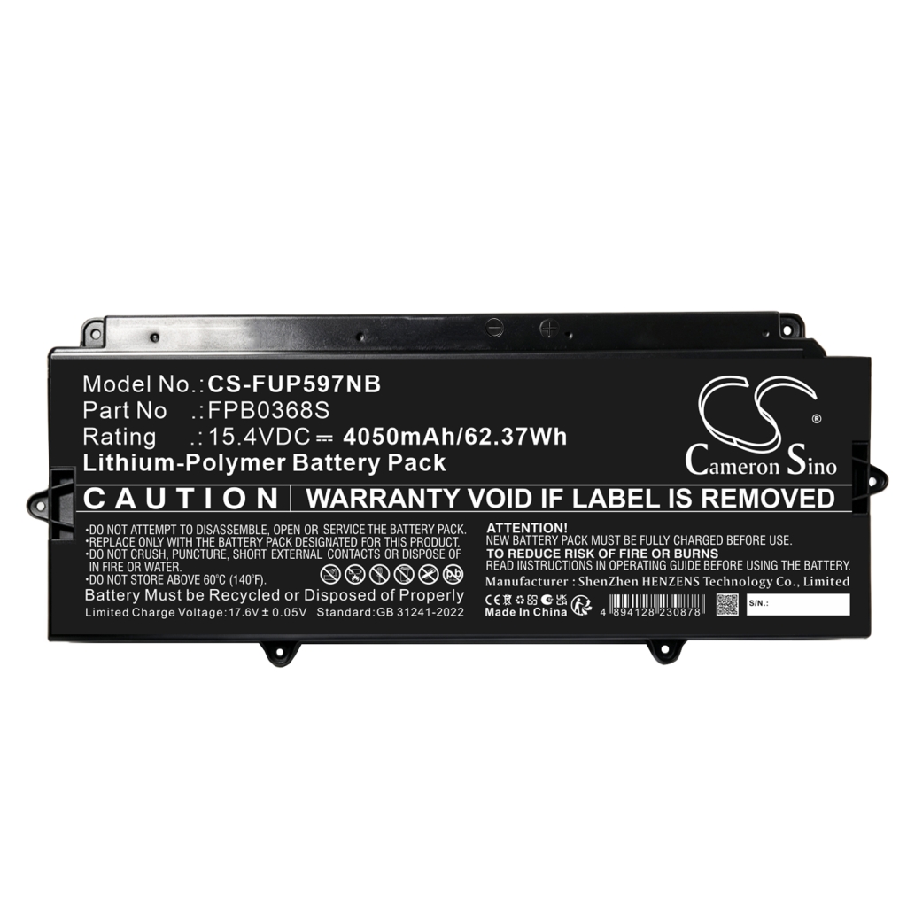 Akku yhteensopiva Fujitsu CS-FUP597NB