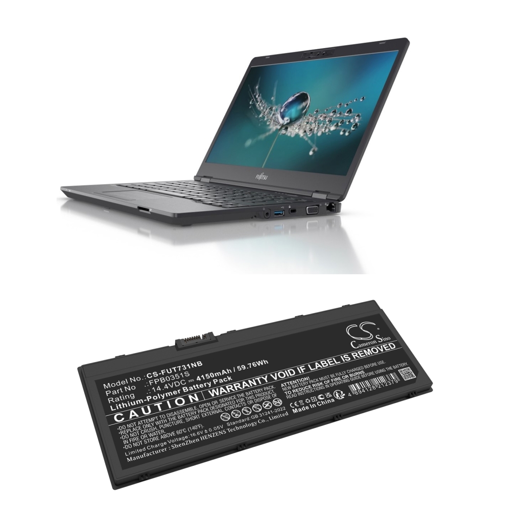 Kannettavan tietokoneen akku Fujitsu CS-FUT731NB