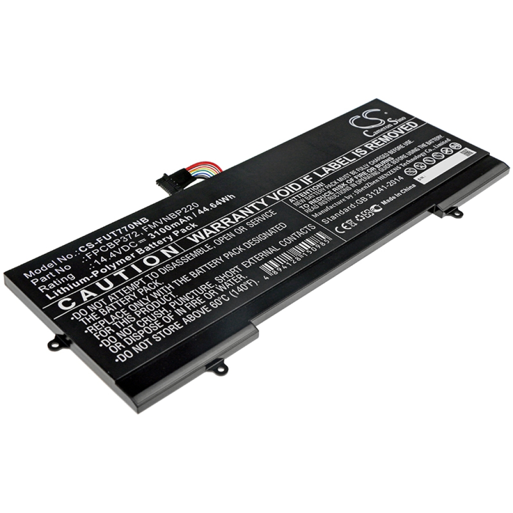 Yhteensopiva akun vaihto FUJITSU FMVNBP220,FPCBP372