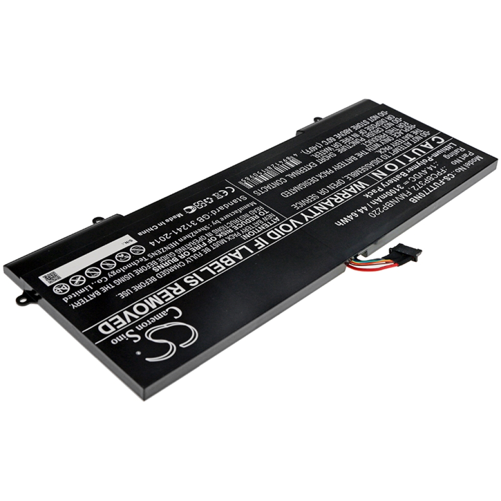 Yhteensopiva akun vaihto FUJITSU FMVNBP220,FPCBP372