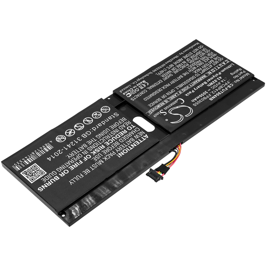 Yhteensopiva akun vaihto FUJITSU FPB0305S,FPCBP412