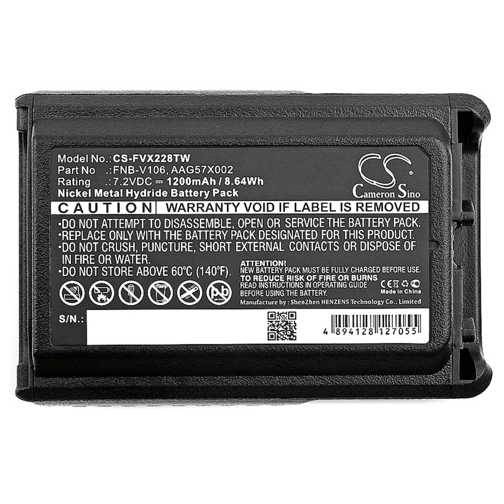 Kaksisuuntaisen radion akku Vertex VX-228 (CS-FVX228TW)