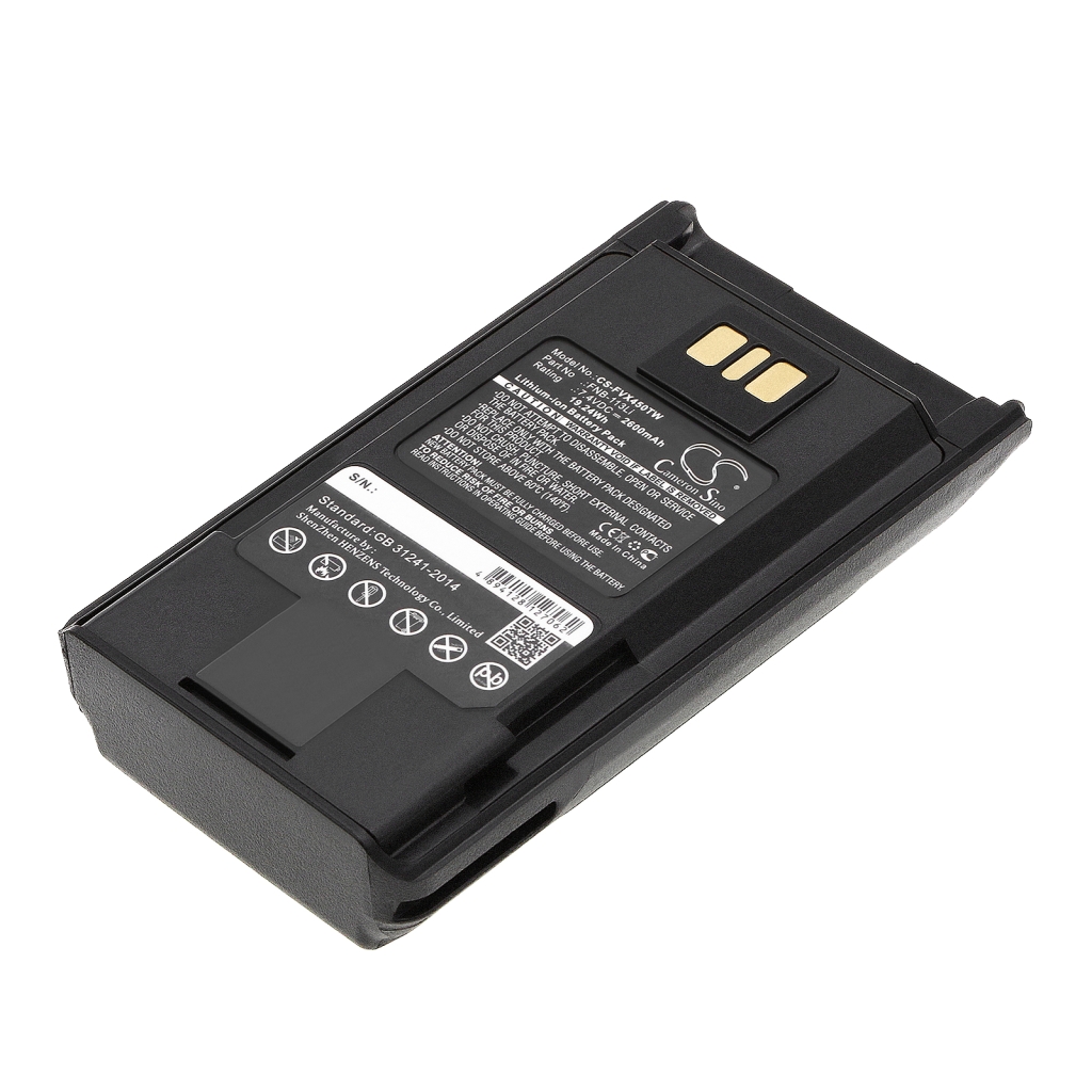 Kaksisuuntaisen radion akku Motorola CS-FVX450TW