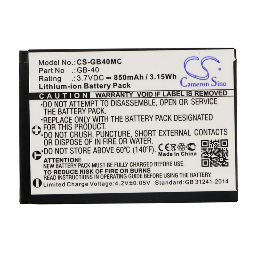 Battery for GE E1030