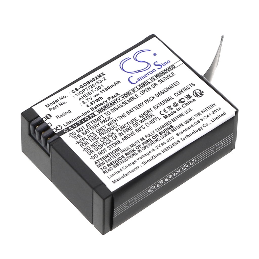 Akut Kameran akku CS-GDB002MX