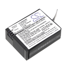 Yhteensopiva akun vaihto GoPro 1ICP7/26/33-2,601-00724-00A,AHDBT-201,AHDBT-301,AHDBT-302...