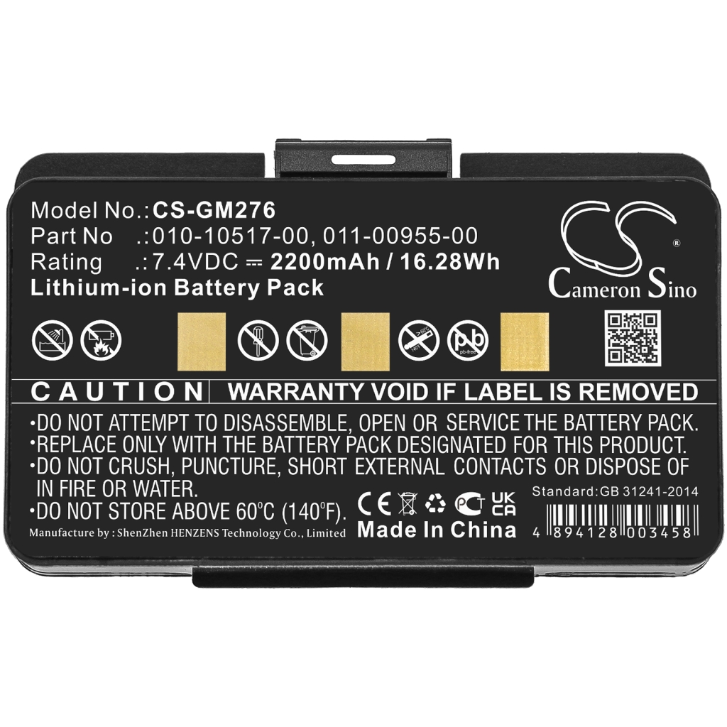 GPS, Navigaattorin akku Garmin GPSMAP 276c