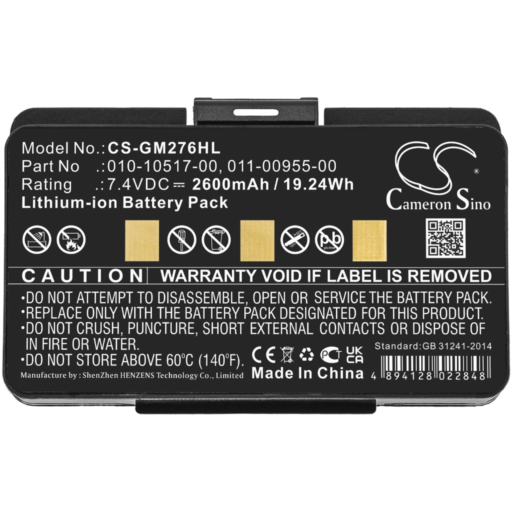 GPS, Navigaattorin akku Garmin GPSMAP 276c