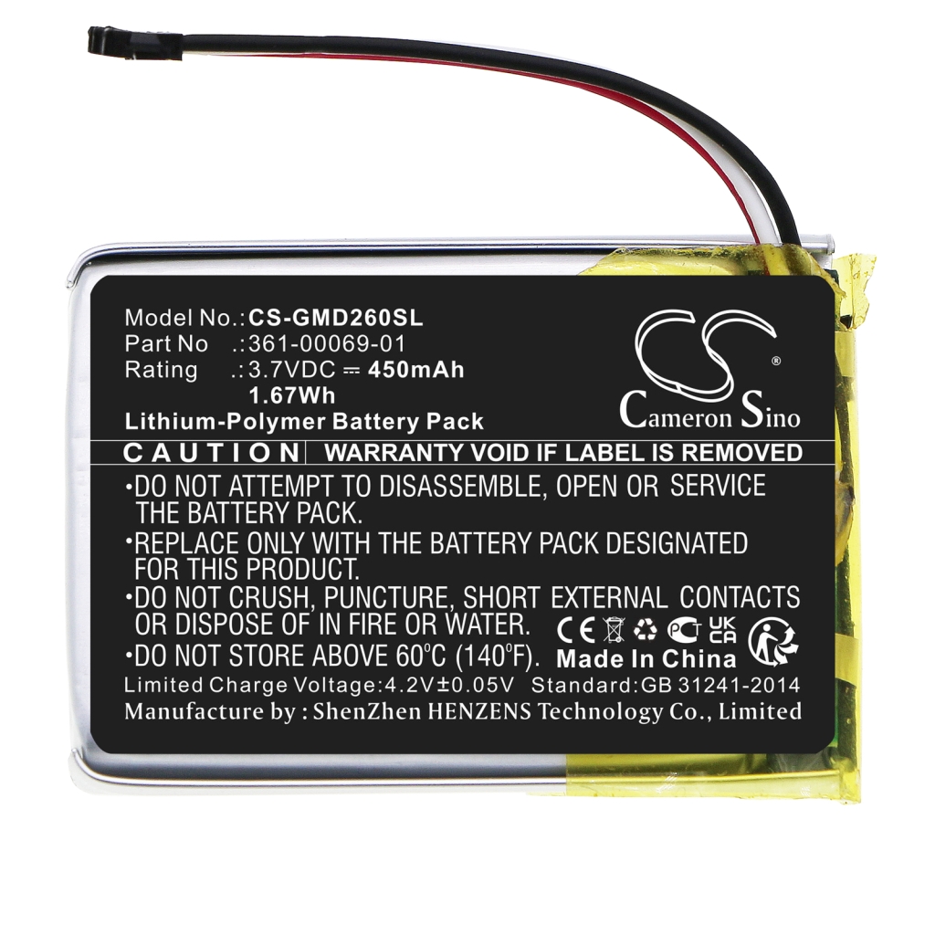 Koiran kaulapannan akku Garmin Delta Receiver (CS-GMD260SL)