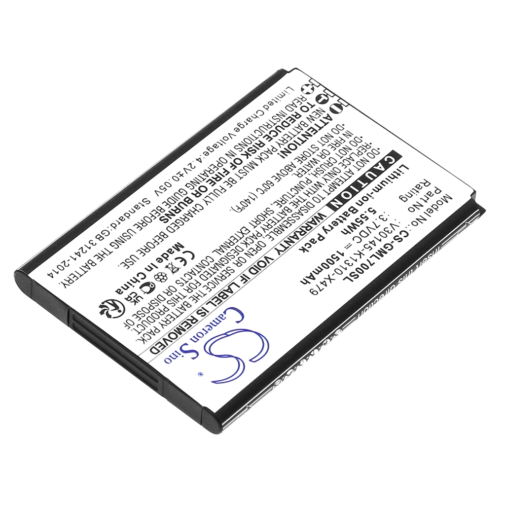 Yhteensopiva akun vaihto Gigaset V30145-K1310-X479