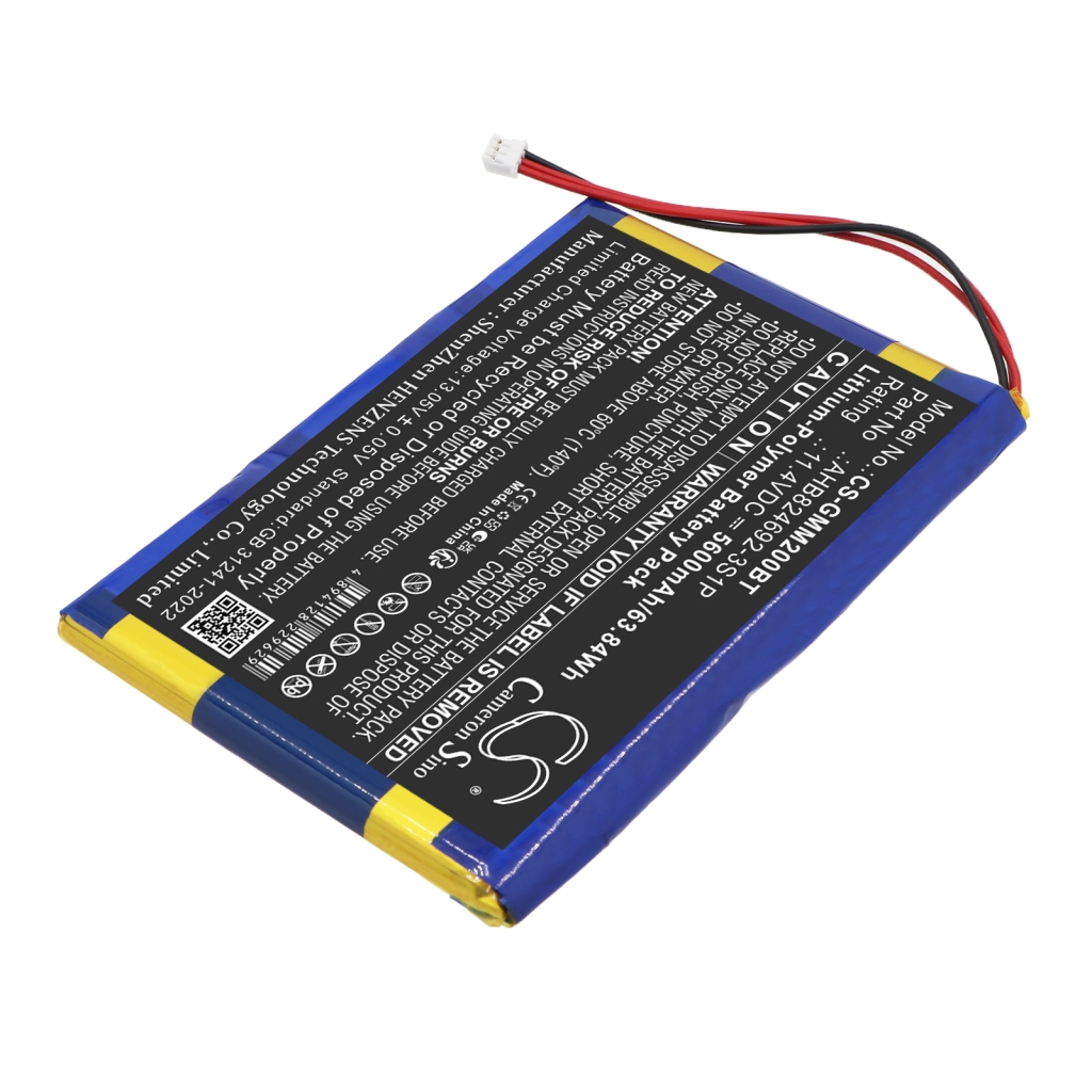 Akku yhteensopiva Golden media CS-GMM200BT