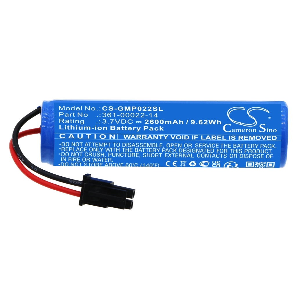 Yhteensopiva akun vaihto Garmin 361-00022-14