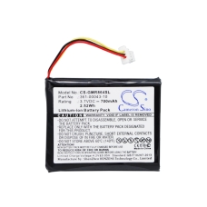 Yhteensopiva akun vaihto Garmin 010-01069-01,010-11864-00,361-00043-10
