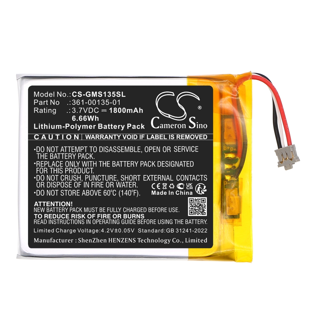 GPS, Navigaattorin akku Garmin CS-GMS135SL
