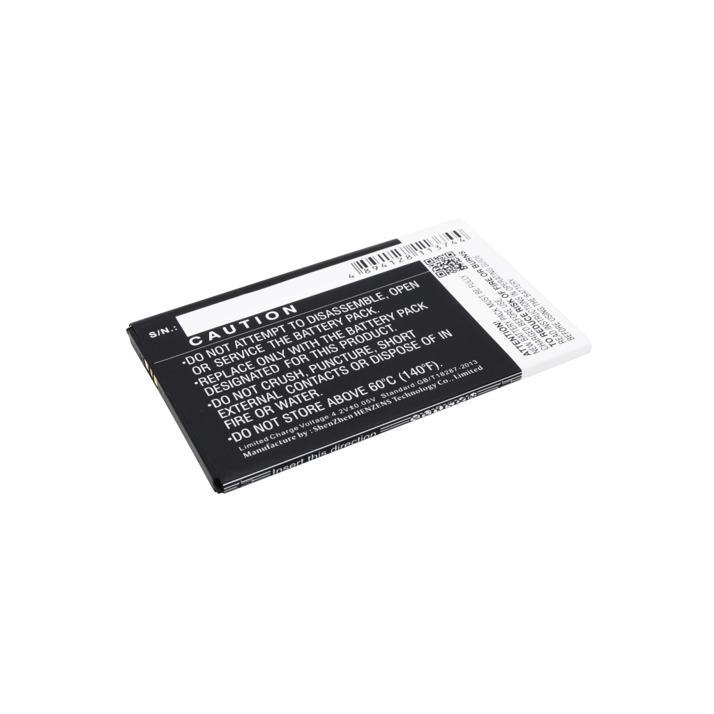 Dark side of CS-GNN135SL with CAUTION warnings and barcode