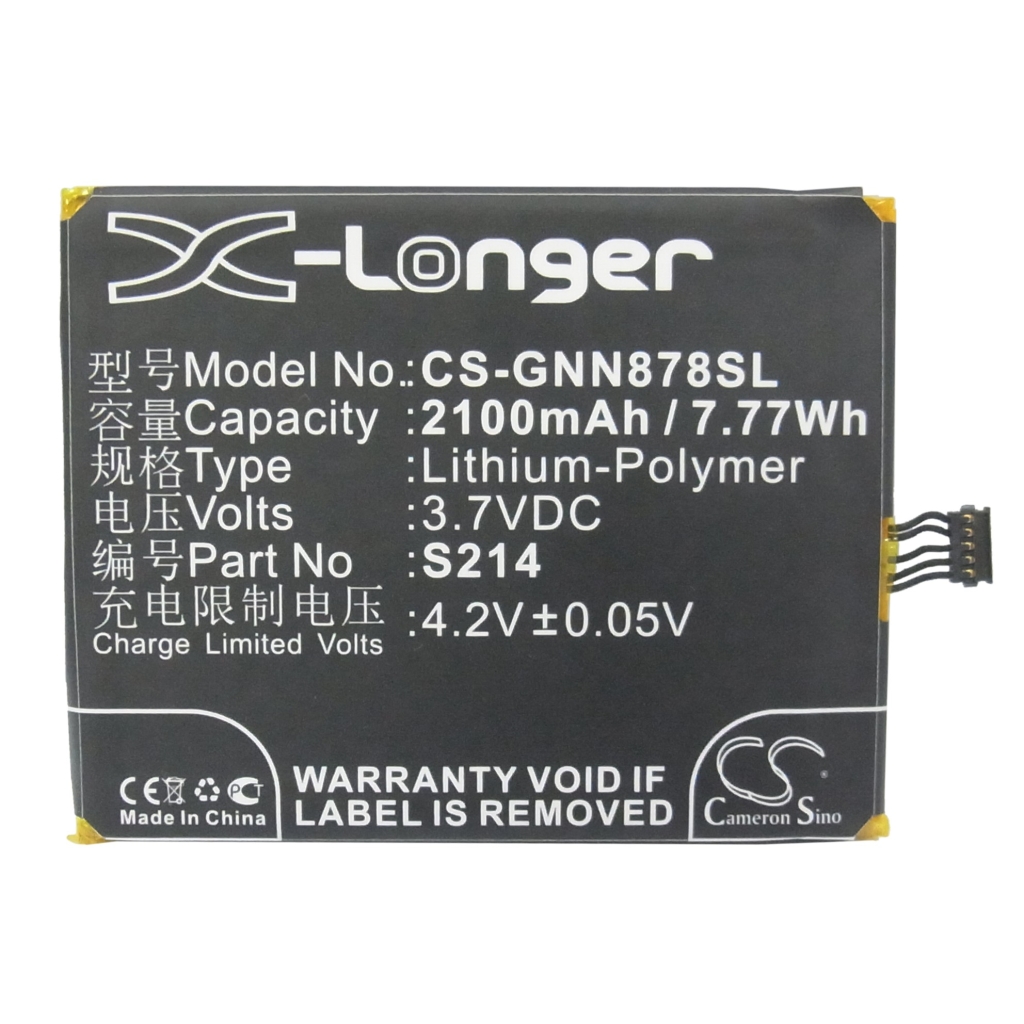 Yhteensopiva akun vaihto GIONEE S214
