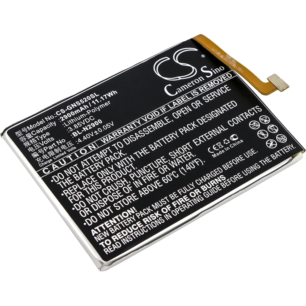 Yhteensopiva akun vaihto GIONEE BL-N2900