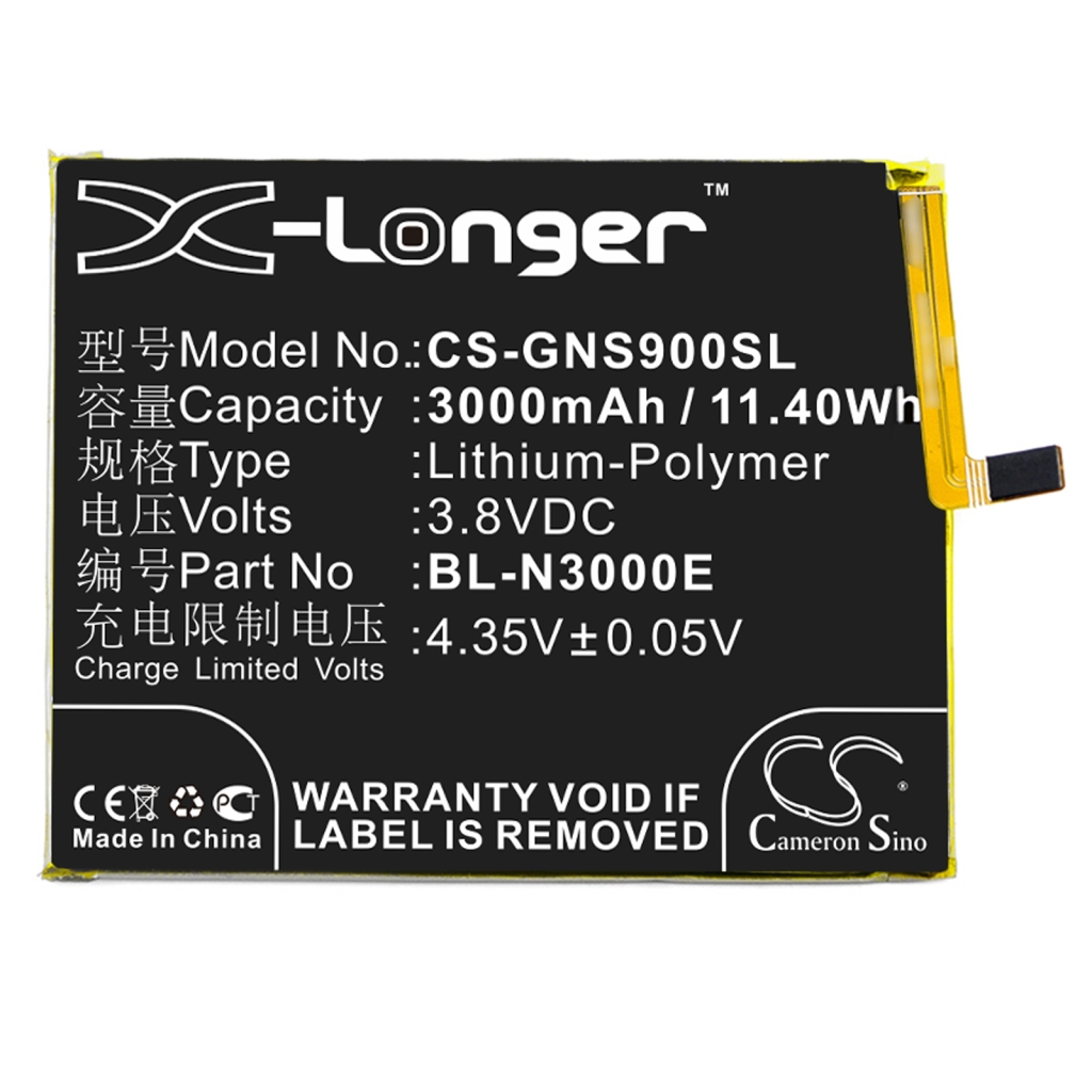 Yhteensopiva akun vaihto GIONEE BL-N3000E
