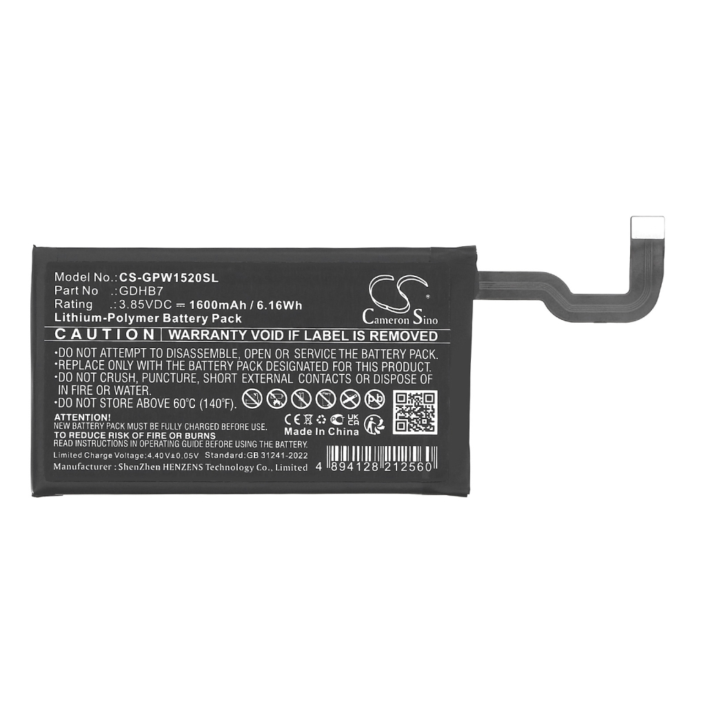 Matkapuhelimen akku Google CS-GPW1520SL