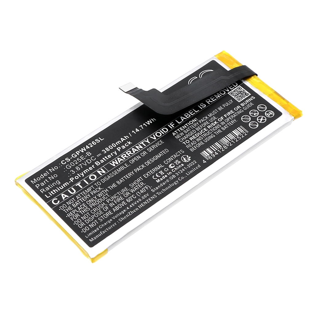Yhteensopiva akun vaihto Google G025E-B