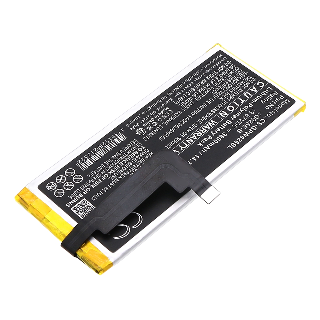 Yhteensopiva akun vaihto Google G025E-B