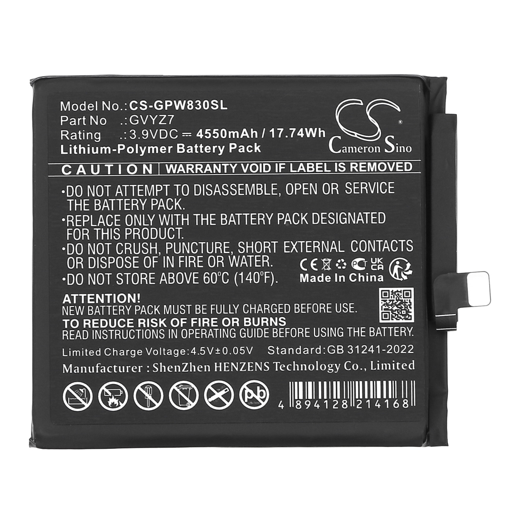 Matkapuhelimen akku Google CS-GPW830SL
