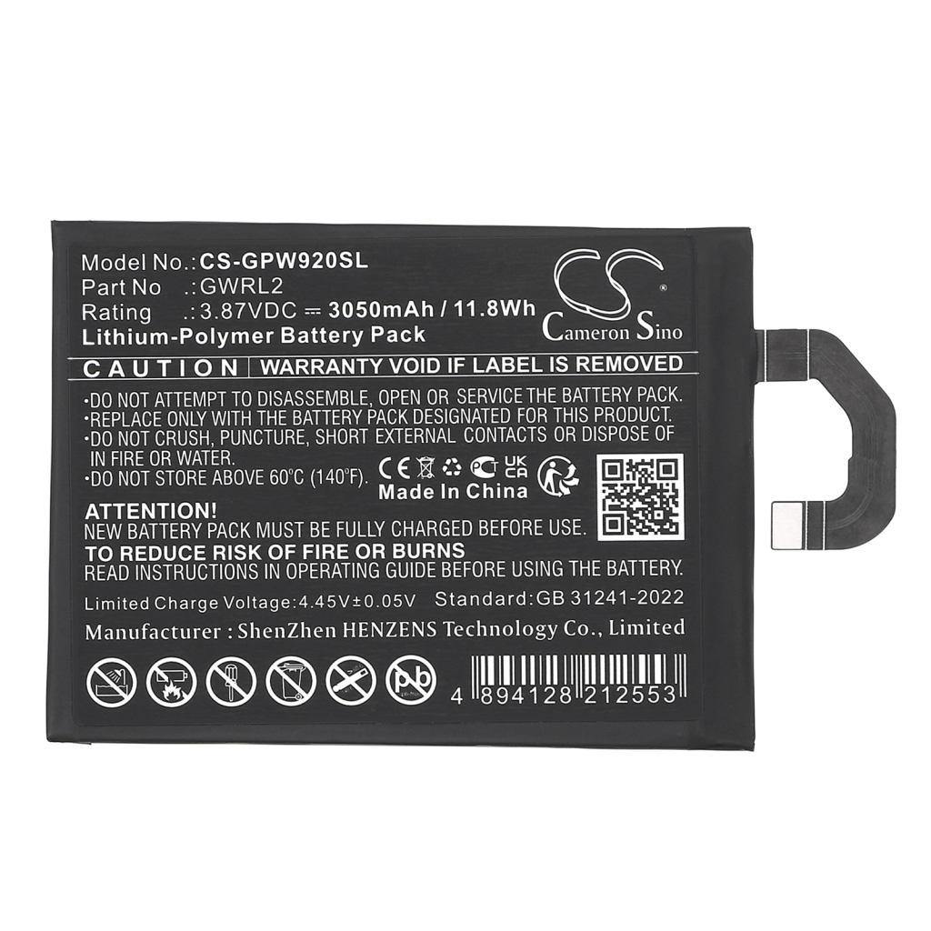 Matkapuhelimen akku Google CS-GPW920SL