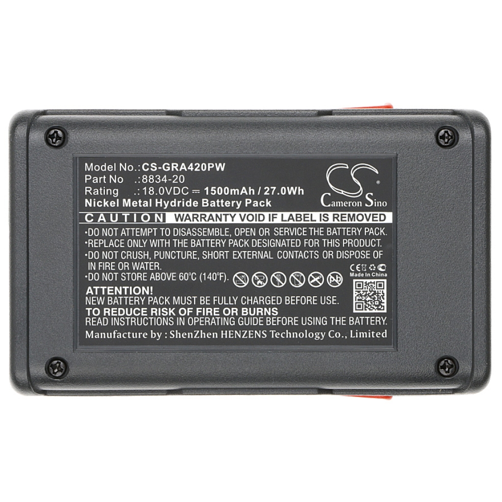 Yhteensopiva akun vaihto Gardena 8834-20