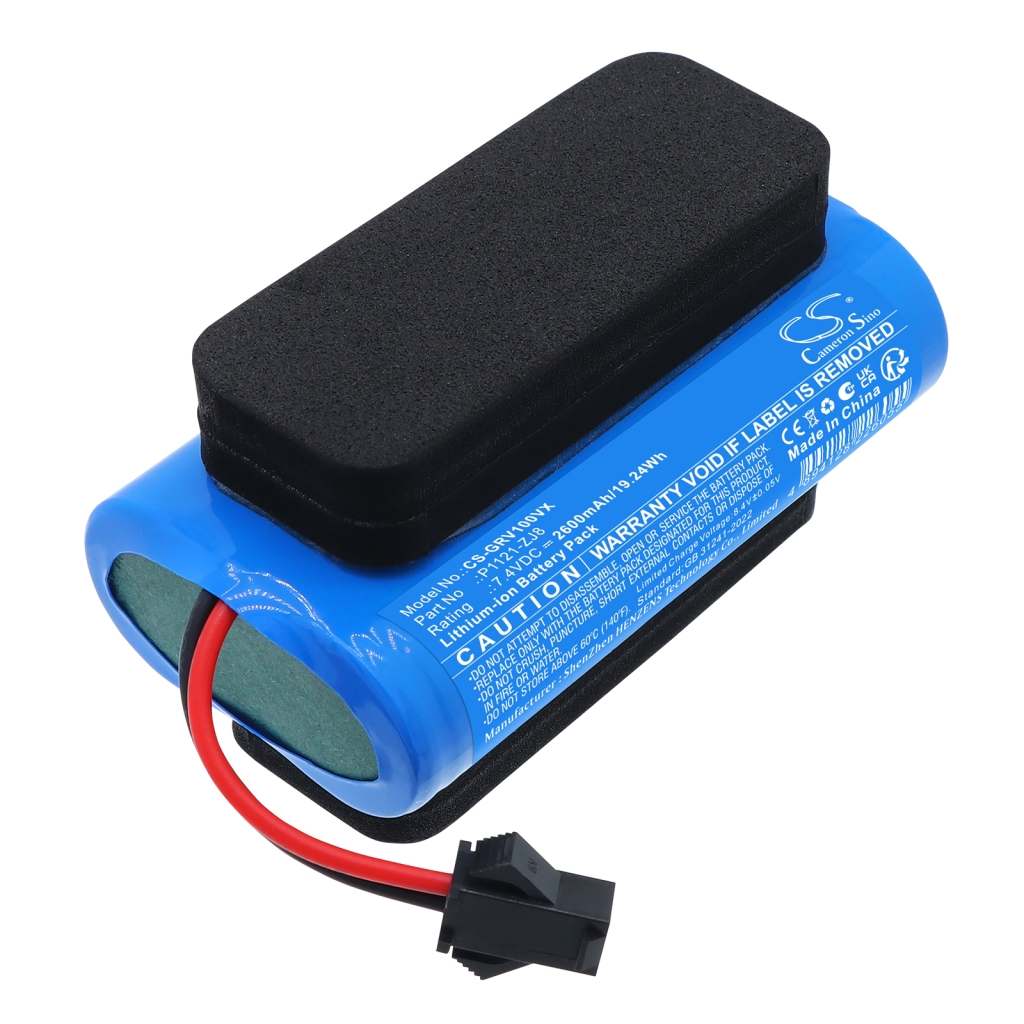 Akku yhteensopiva Gre electric CS-GRV100VX