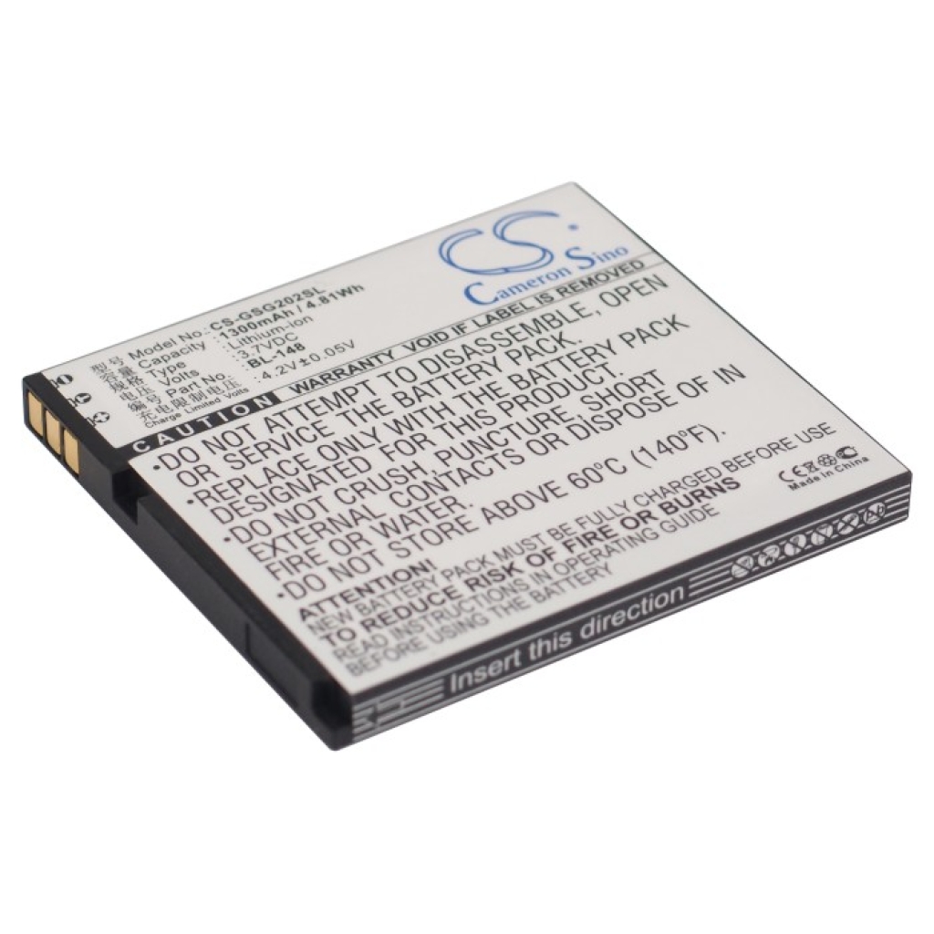Yhteensopiva akun vaihto Gigabyte BL-148