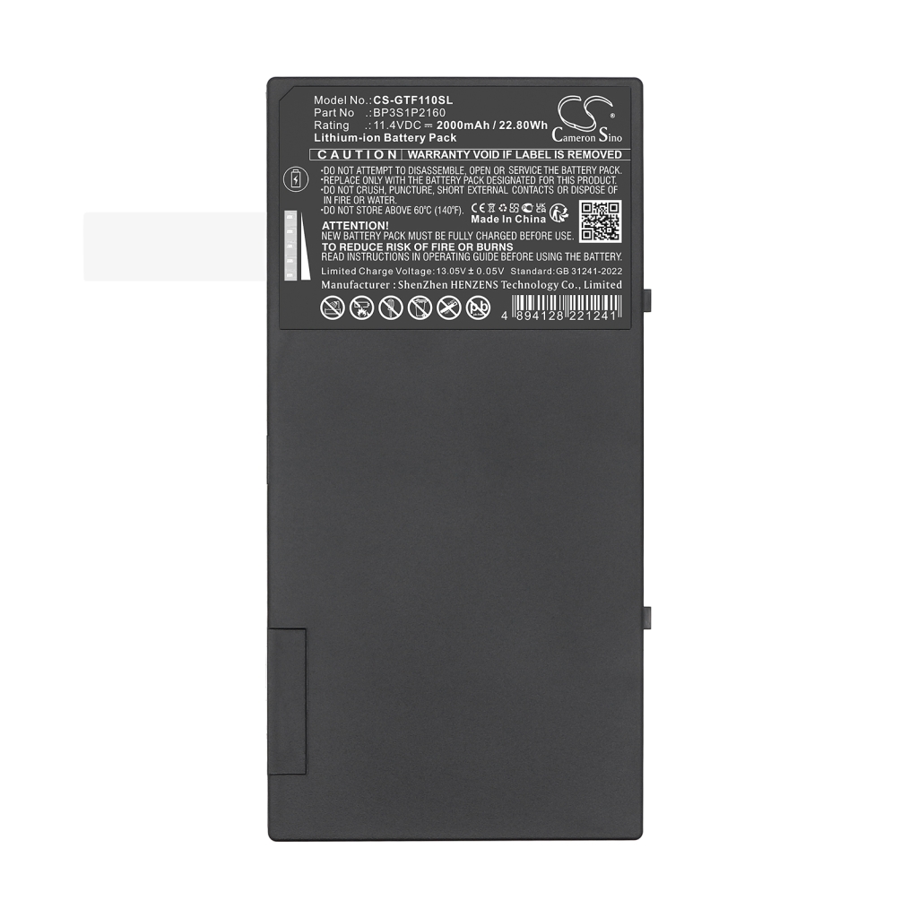 Tabletin akku Getac CS-GTF110SL