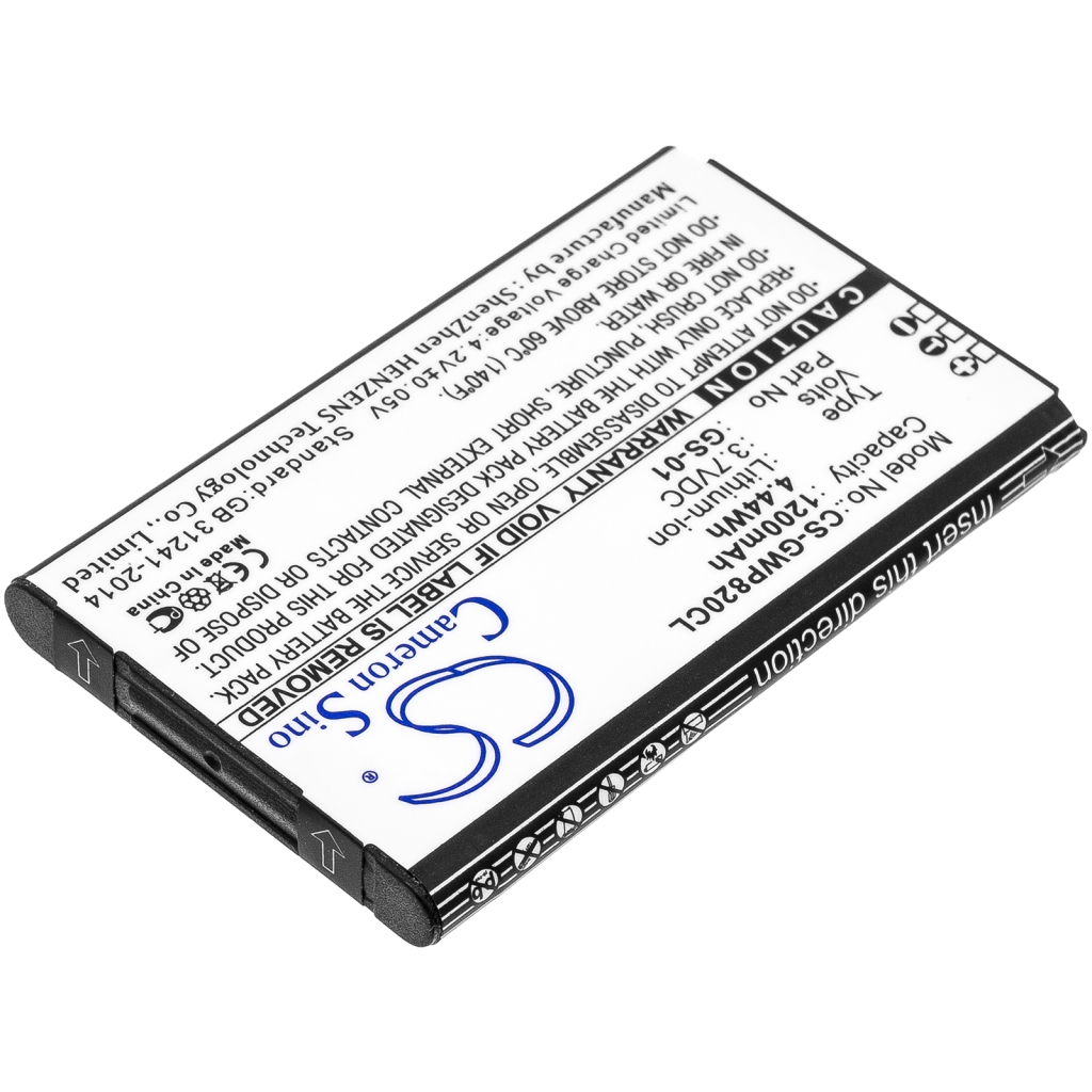 Yhteensopiva akun vaihto Grandstream GS-01