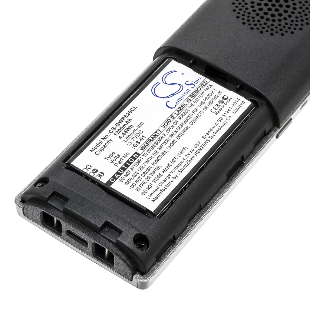 Yhteensopiva akun vaihto Grandstream GS-01