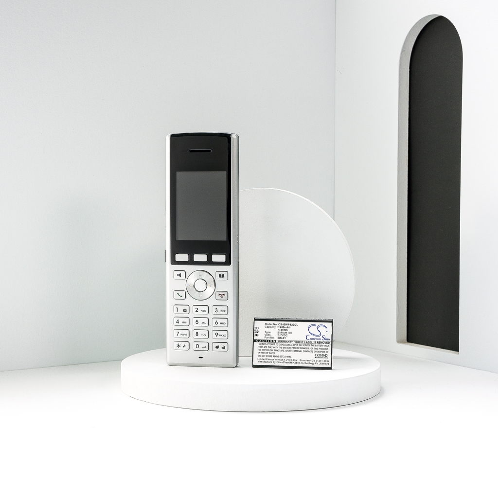 Yhteensopiva akun vaihto Grandstream GS-01