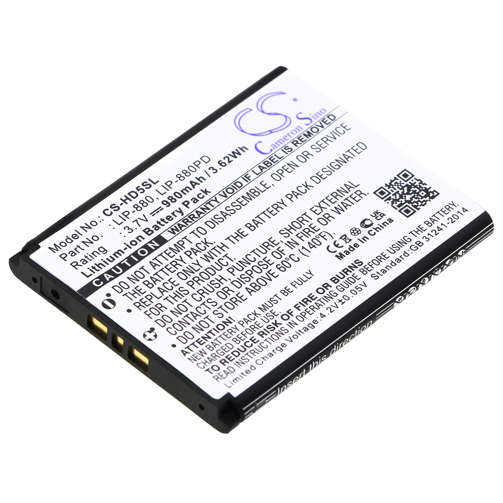 Akut MP3, MP4, PMP-akku CS-HD5SL