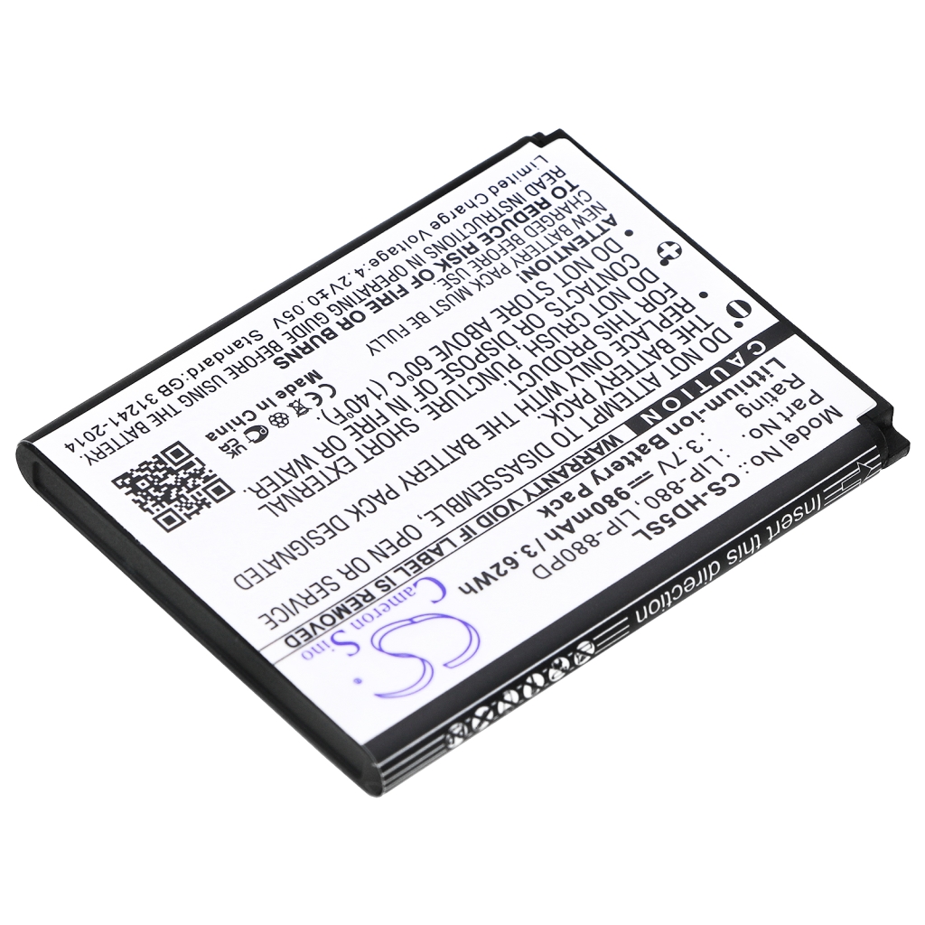 Akut MP3, MP4, PMP-akku CS-HD5SL