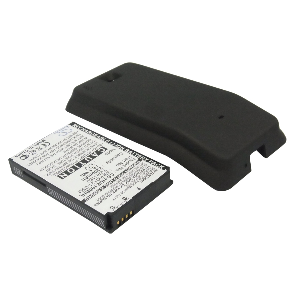 Reverse label of CS-HDE190BHL with contact pads and dark extended cover