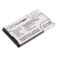 Yhteensopiva akun vaihto HTC 35H00121-05M,BA S380,TWIN160