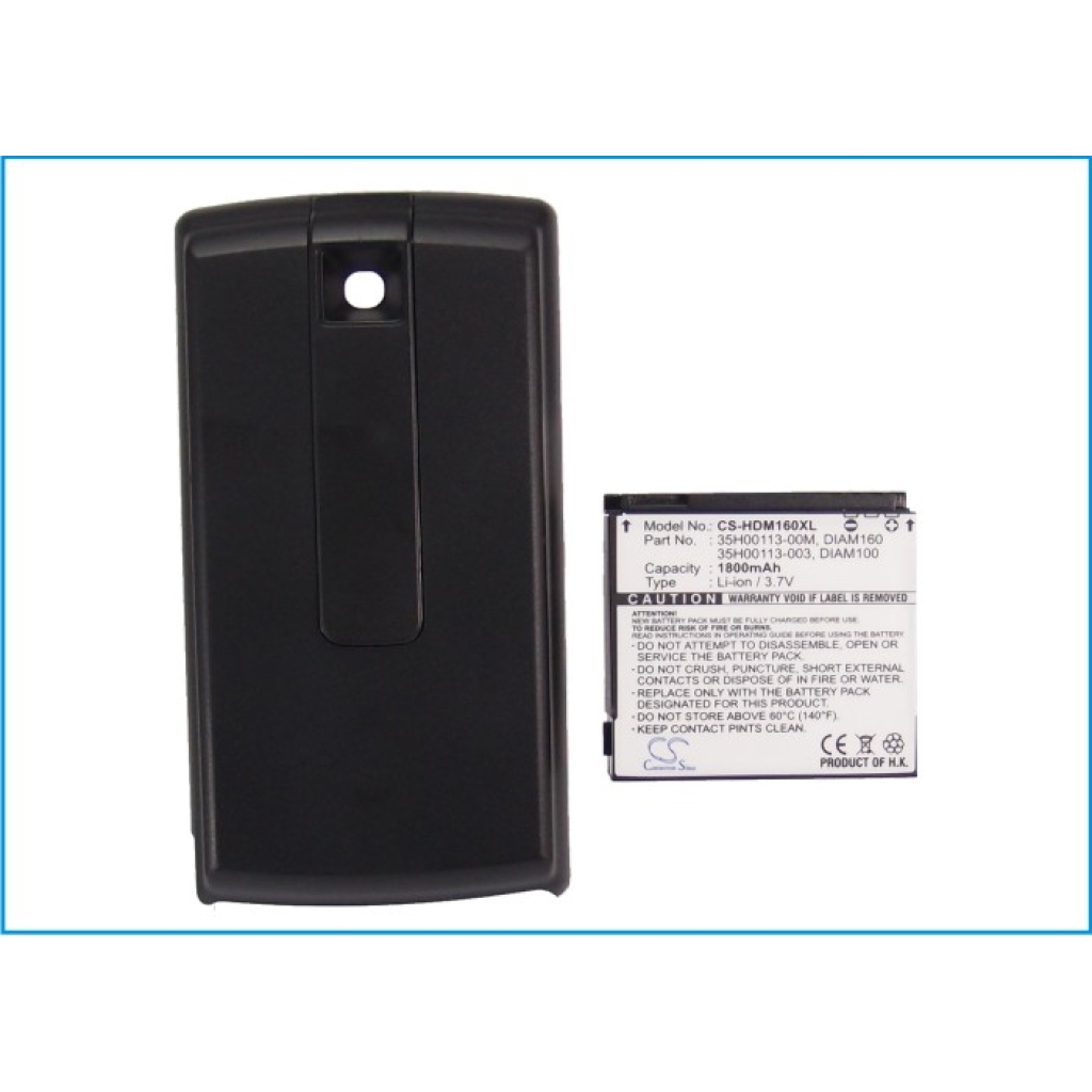 Akku yhteensopiva HTC SoftBank T-Mobile CS-HDM160XL