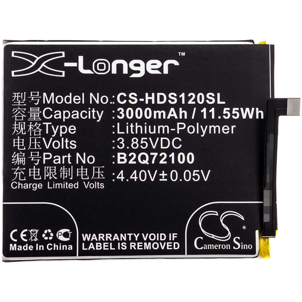 Yhteensopiva akun vaihto HTC B2Q72100