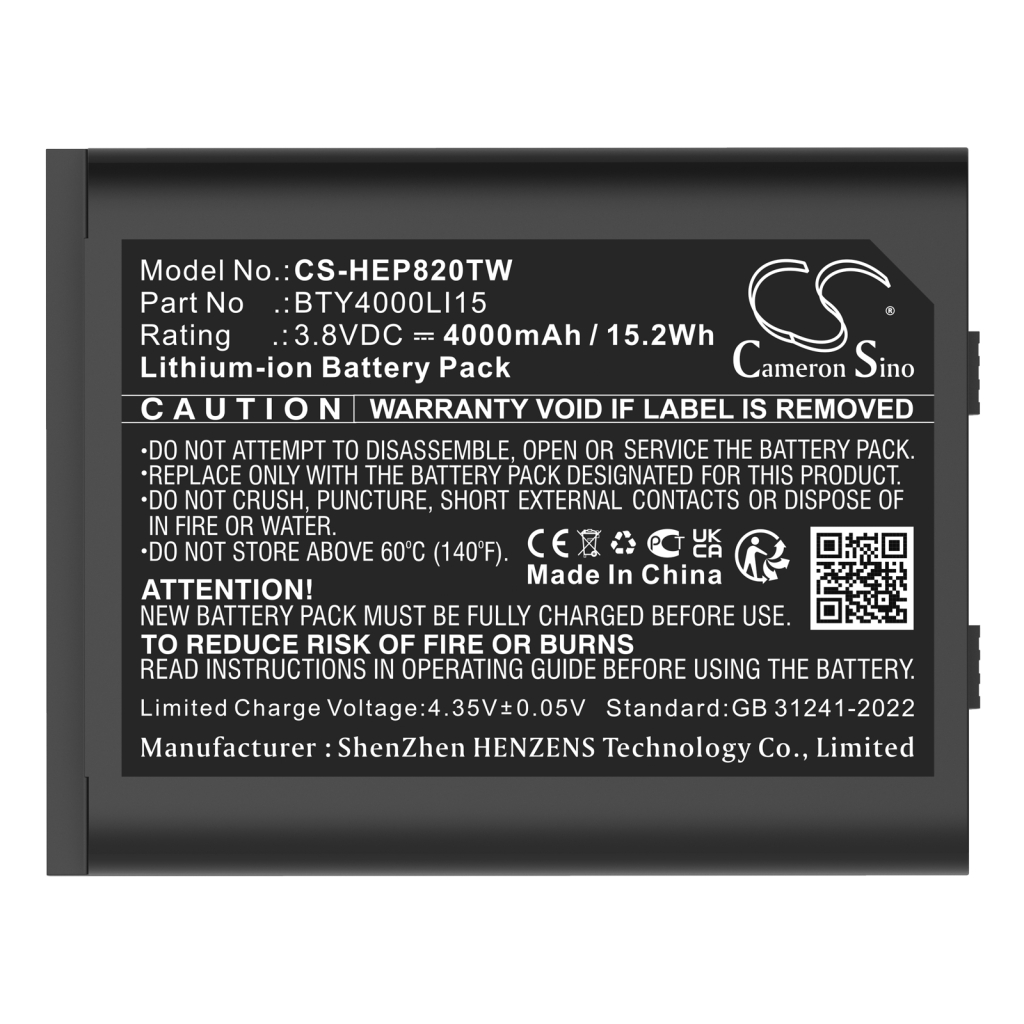 Akut Kaksisuuntaisen radion akku CS-HEP820TW